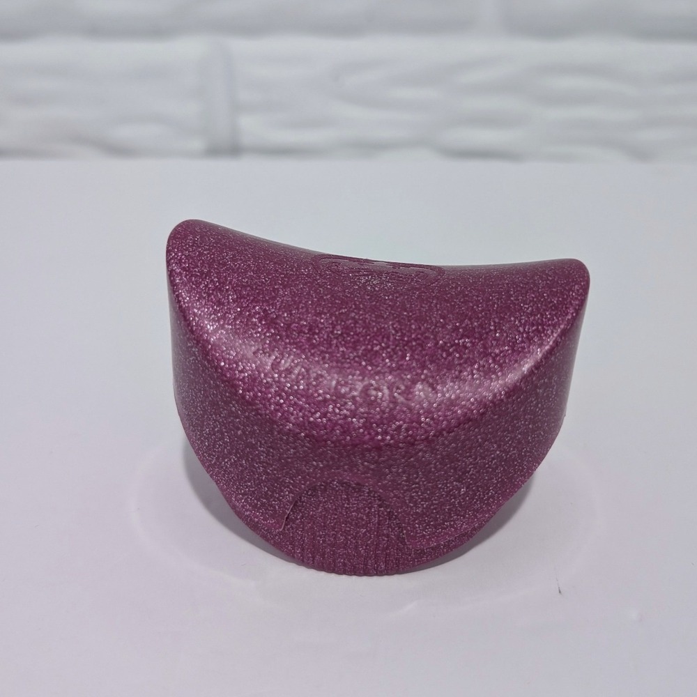 Vintage 90s Pringles Potato Chip Holder Snack Container Purple Magenta Glitter